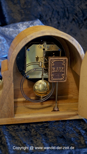 Berger Wuerker Lenzkirch Buffetuhr 1920 14