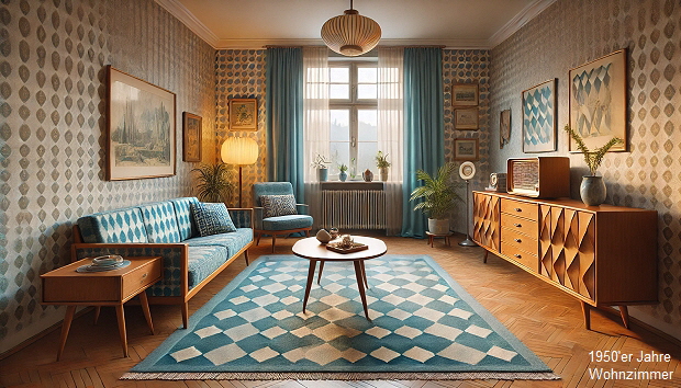 Buttetuhr 1950er Jahre Zentra 12