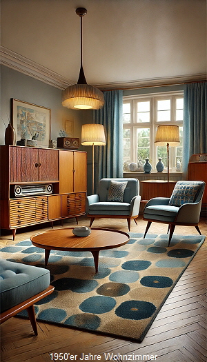 Buttetuhr 1950er Jahre Zentra 13