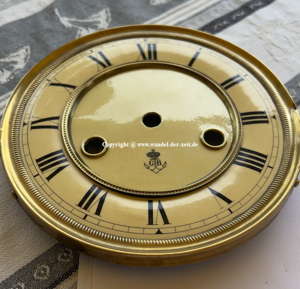 Gustav Becker Zifferblatt Restauration - restauriert4 Gustav Becker Zifferblatt Restauration - restauriert4