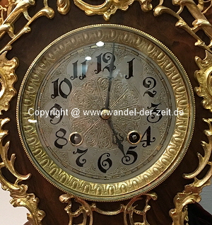 Gustav Becker Zifferblatt Restauration nachher Gustav Becker Zifferblatt Restauration nachher