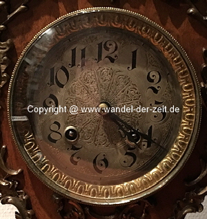 Gustav Becker Zifferblatt Restauration vorher Gustav Becker Zifferblatt Restauration vorher