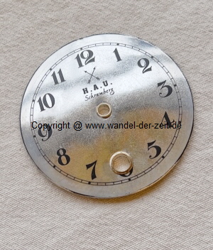 H.A.U Zifferblatt restauriert H.A.U Zifferblatt restauriert