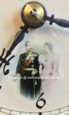 Lenzkirch Pendule Zifferblatt Restauration - nachher Lenzkirch Pendule Zifferblatt Restauration - nachher