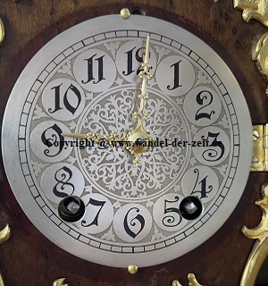 Lenzkirch Zifferblatt Rokoko Pendule restauriert Lenzkirch Zifferblatt Rokoko Pendule restauriert