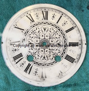 Lenzkirch Zifferblatt versilbert unrestauriert Lenzkirch Zifferblatt versilbert unrestauriert