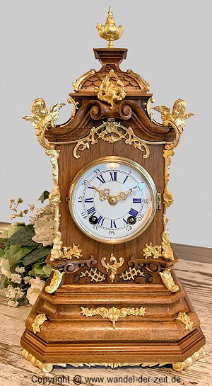 Lenzkirch große Engelsuhr Engelspendule 12