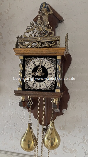 Zaanse Zifferblatt Restauration restauriert 2 Zaanse Zifferblatt Restauration restauriert 2