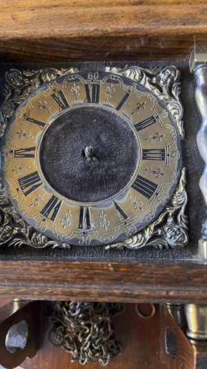 Zaanse Zifferblatt Restauration unrestauriert 1 Zaanse Zifferblatt Restauration unrestauriert 1