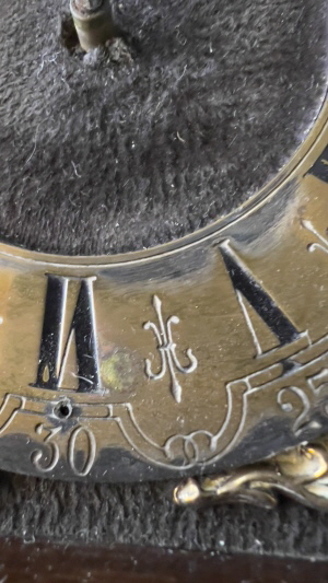 Zaanse Zifferblatt Restauration unrestauriert 2 Zaanse Zifferblatt Restauration unrestauriert 2